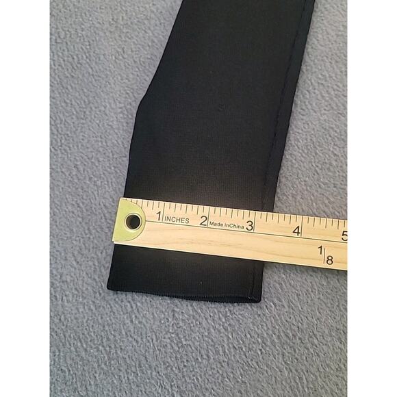 Zara Knit Black Skirting Skinny Leggings Small Goth Grunge Chic Weekend EUC - Picture 6 of 9